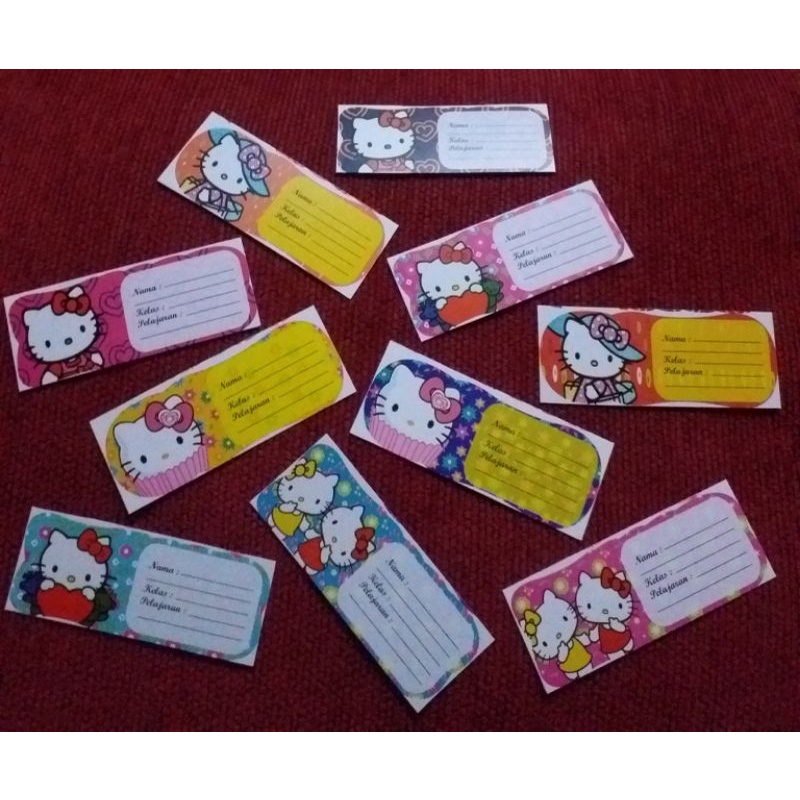 

Stiker Sticker Label Nama ( 3 buah )