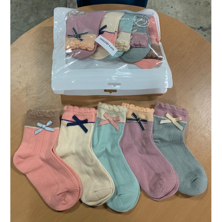 COD BAYAR DITEMPAT!!! 312787 Kaos Kaki Pita Anak Perempuan (Import)