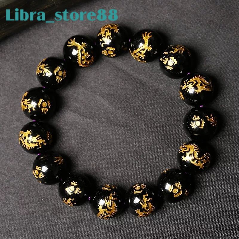 Bahan Gelang Batu Tibet Naga Emas