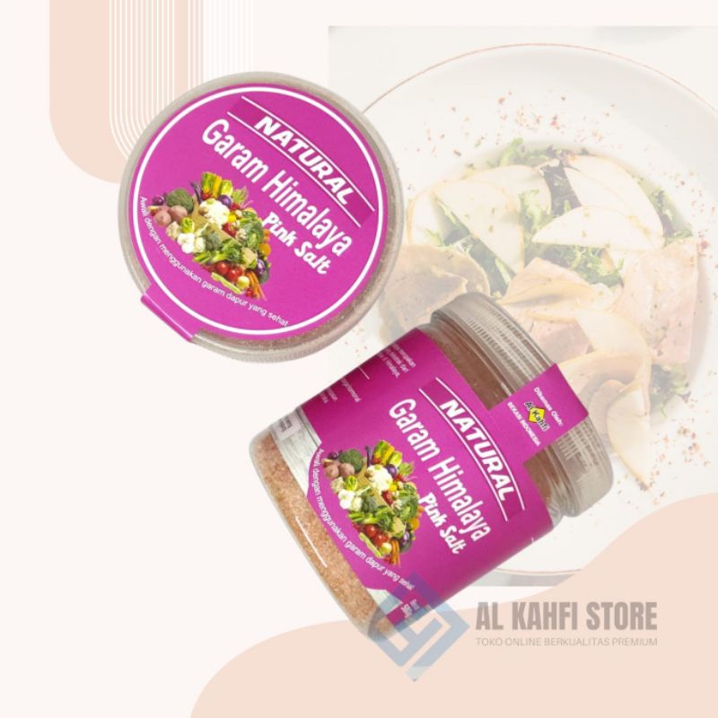 

Garam Himalaya 500 Gram Organik / Himalayan Salt Best Quality / Pink Salt Natural Cegah Hipertensi