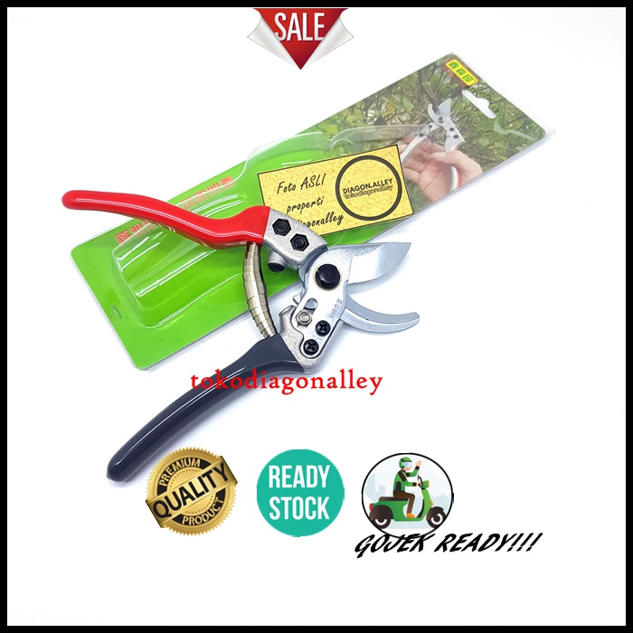 Gunting Tanaman Gunting Dahan Gunting Bonsai Gunting Taman Ranting Garden Pruning Shear Scissors 7 Inch