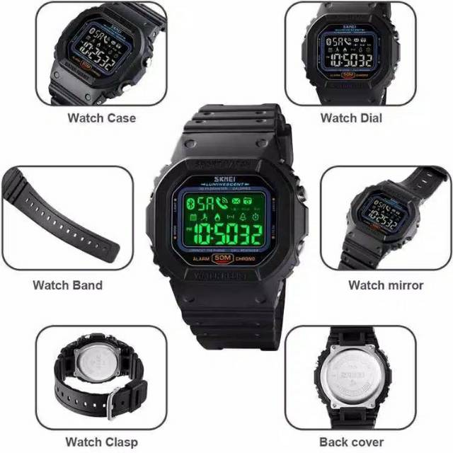 Jam Skmei 1629 bluetooth bergaransi