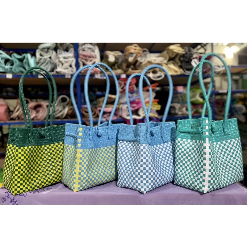 MAJID - Tas Anyaman Jali Warna Langka Premium / Tote Bag READY STOK