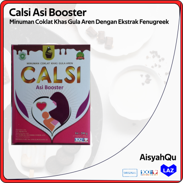 

[ 1 Kotak @ 5 Sachets ] CALSI Asi Booster Minuman Coklat Khas Gula Aren