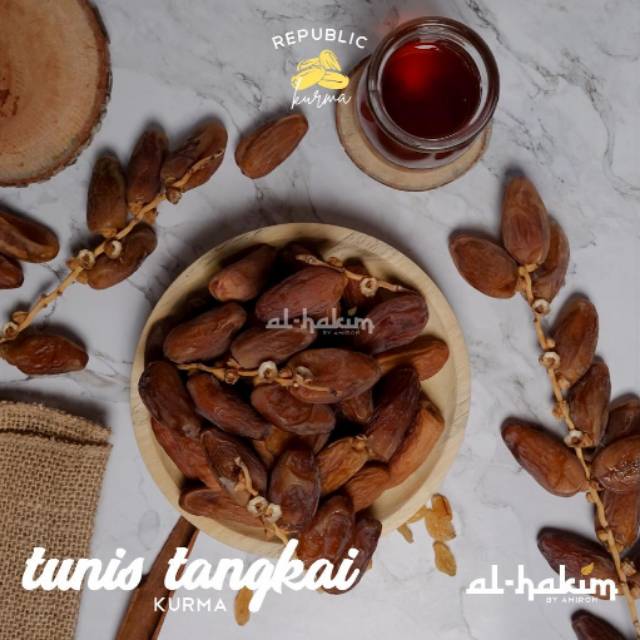 

KURMA TUNIS TANGKAI 1 KG. GRADE A ~ ORIGINAL MADINAH