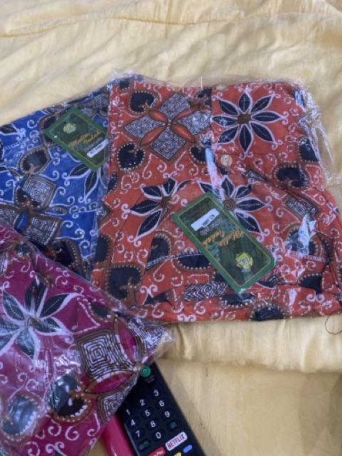 Baju Tidur Singlet Batik Pekalongan Best Seller Setelan 3/4