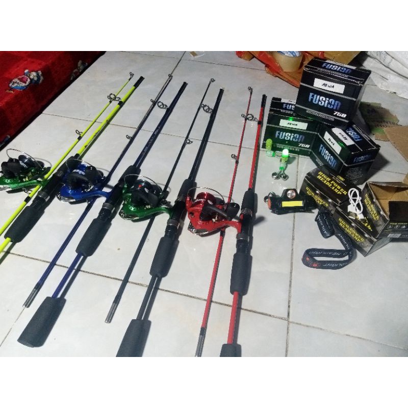 set joran pancing 1 set joran murah meriah