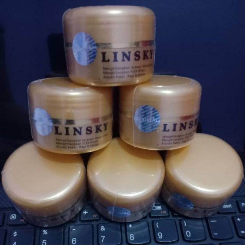 PAKET CREAM LINSKY FULL GOLD ORIGINAL 1000%