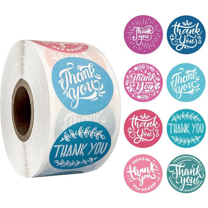 

Stiker Thank You Warna Cutting Stiker Murah Label Toples Stiker Ucapan