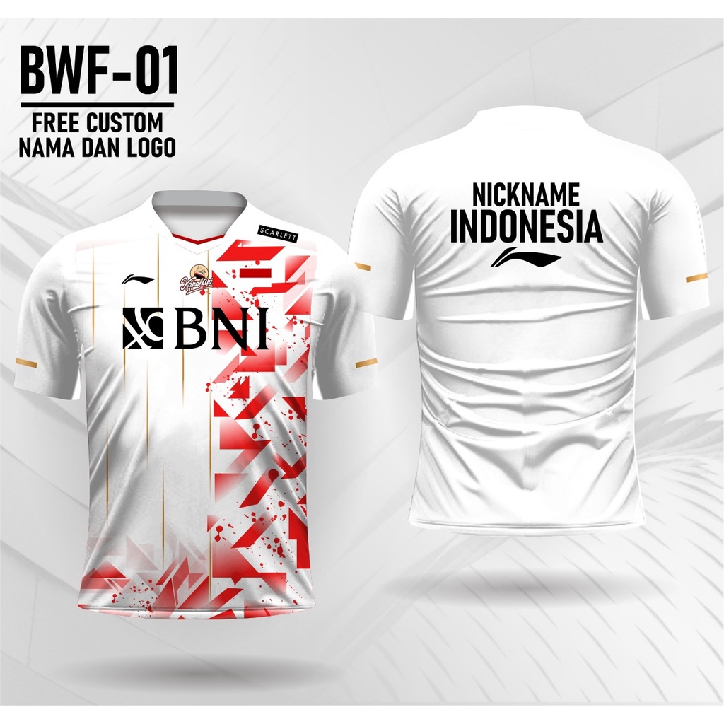 Jersey Badminton BWF Jepang 2022 Baju Bulutangkis Lining