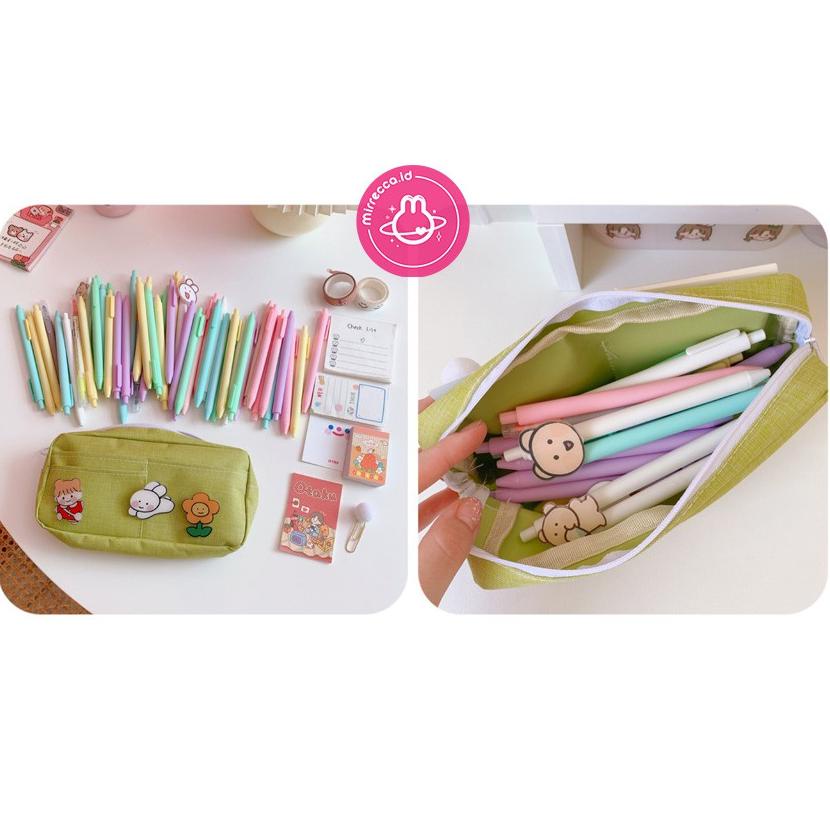 

[DISCOUNT VI895] TEMPAT PENSIL - CUTE FRIENDS LARGE CAPACITY CANVAS PENCIL CASE Diskon