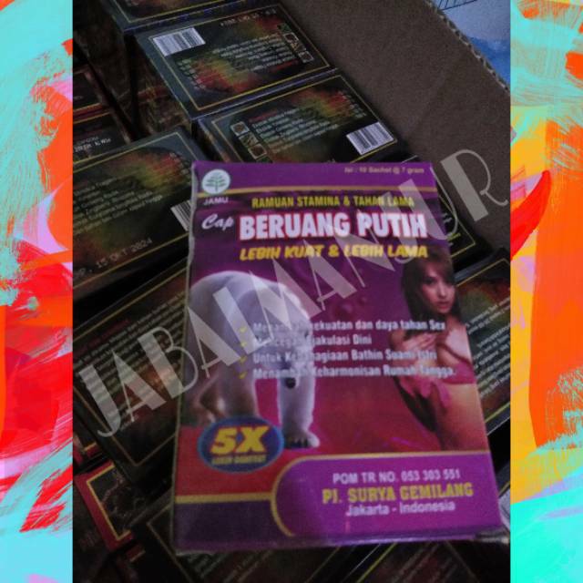 Beruang putih serbuk