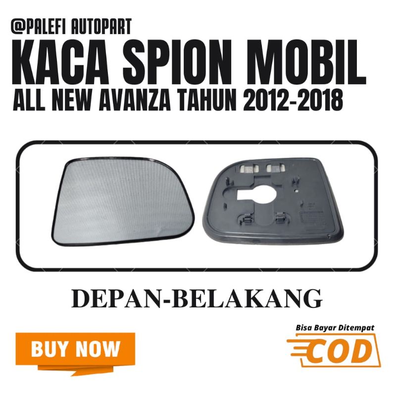 kaca spion mobil all new Avanza Tahun 2012 2013 2014 2015 2016 2017 2018