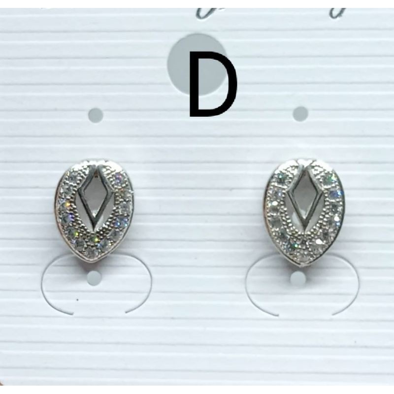 RJJ10. Anting tusuk xuping wanita lapis emas dgn mata zircon