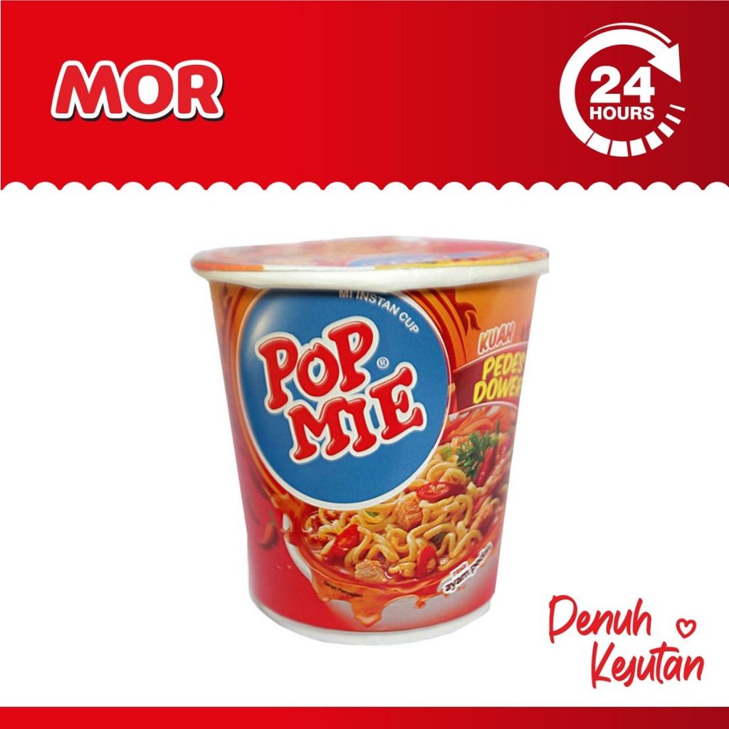 

POP MIE Pedes Dower Rasa Ayam Pedas 75 gr