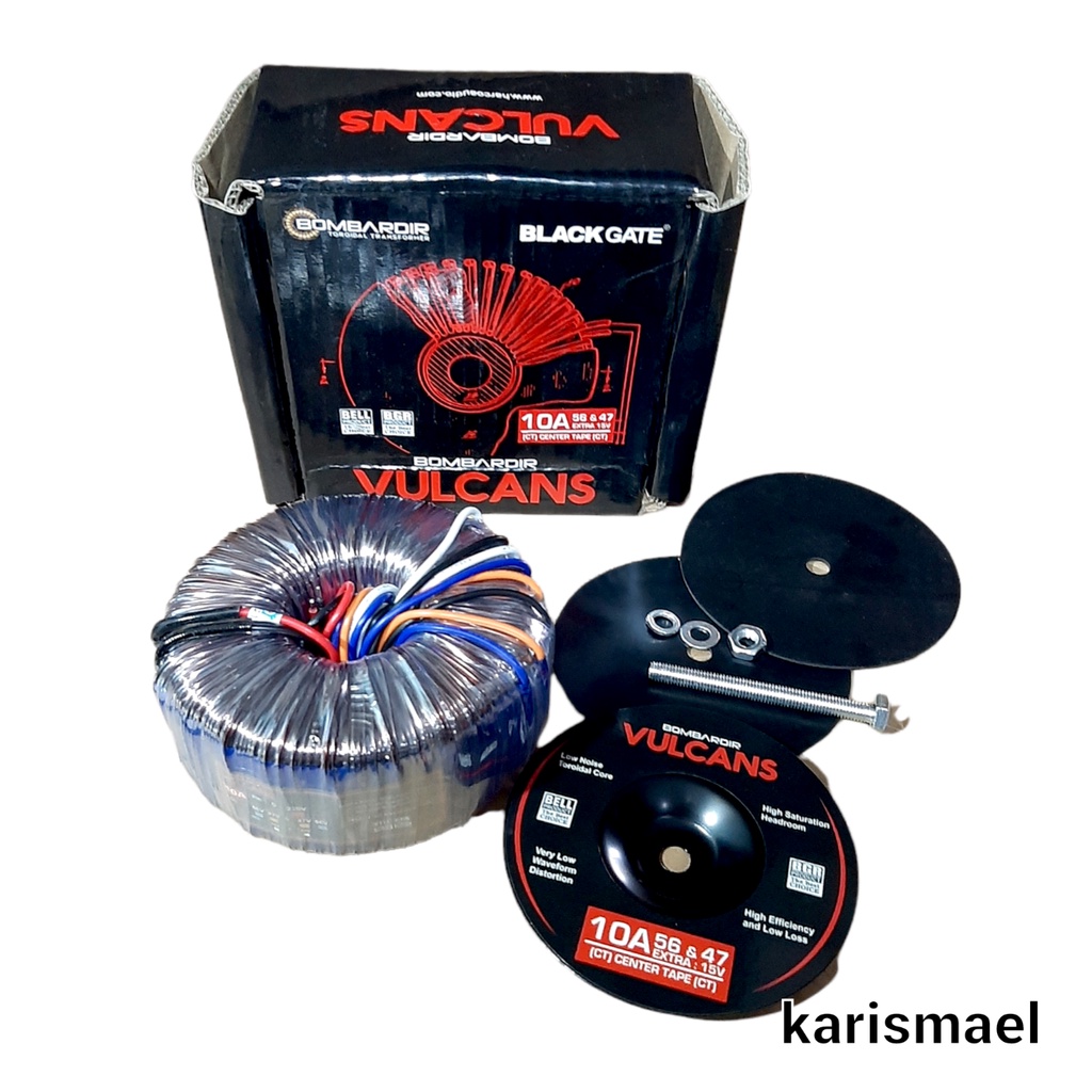 TRAFO TOROID DONAT BOMBARDIR BELL 600VA 10A CT52V