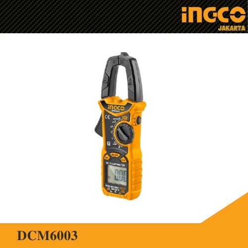 Tang Ampere Amper Digital (AC/DC 6000 Count)Clamp Meter INGCO DCM6003