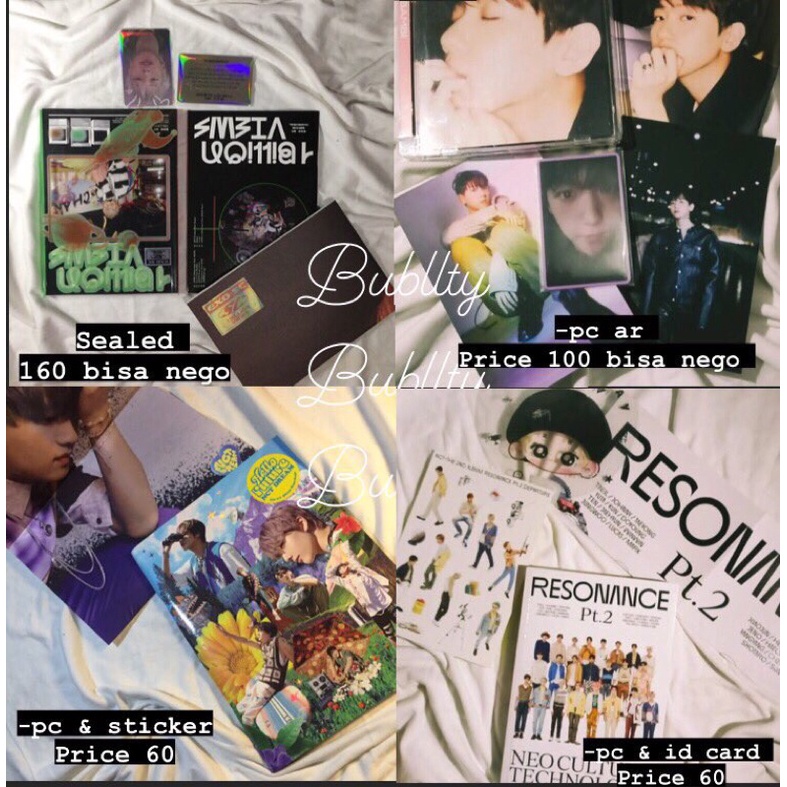 Album only nct resonance hello future & album sealed exo sc baekhyun bambi