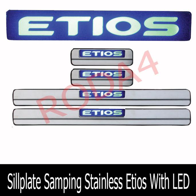 Sillplate Samping Etios With LED