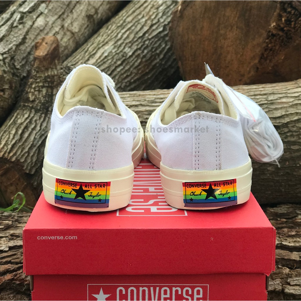 SEPATU CONVERSE 70S LOW X RAINBOW WHITE ALL STAR CHUCK TAYLOR OBRAL MURAH