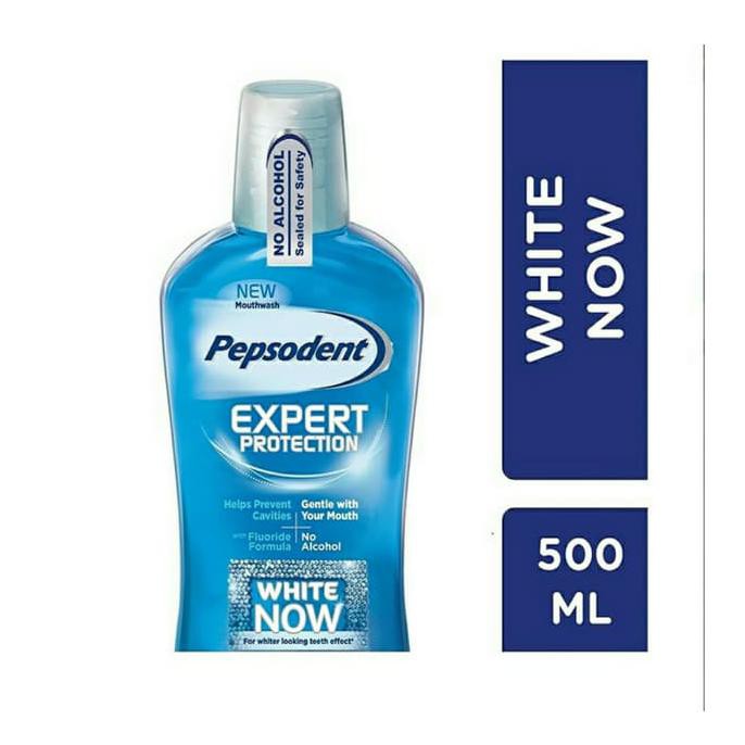 Pepsodent Mouthwash White Now 500ml