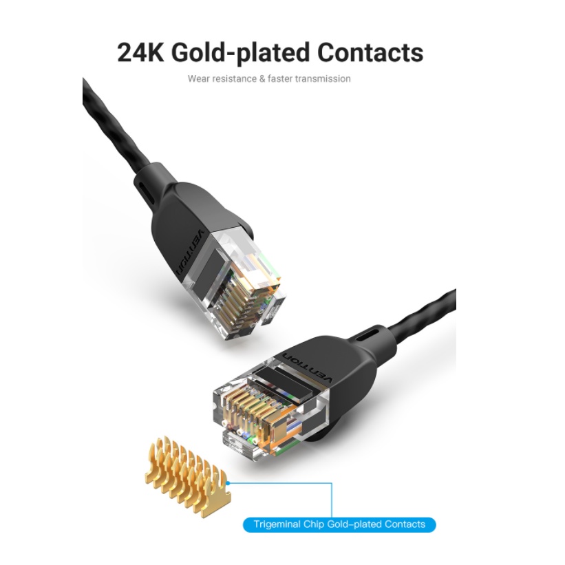 Vention Kabel LAN Gigabit Ethernet RJ45 Cat6a Cat6 UTP 2m 3m 5m