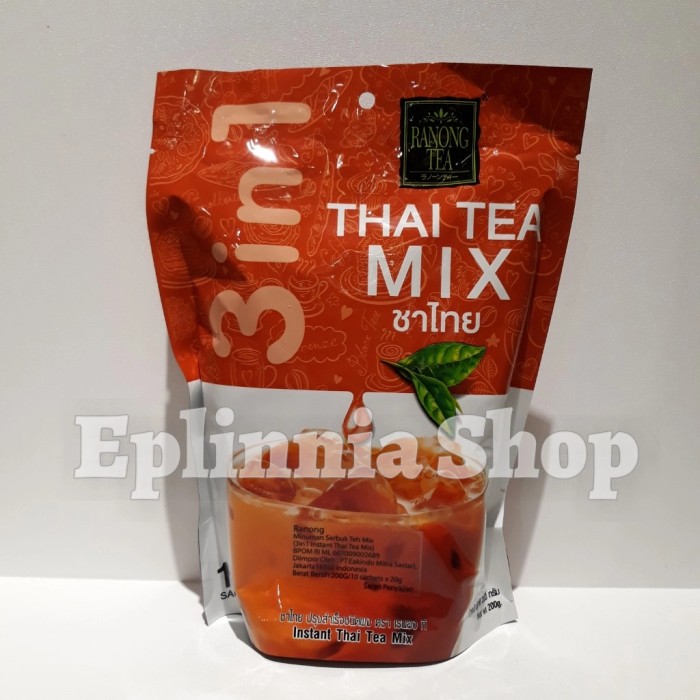 

Ranong Tea Thai Tea Mix 200 gr - Minuman Serbuk Teh Mix