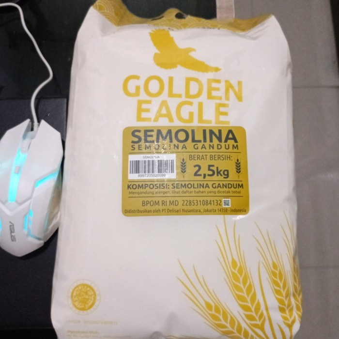 

BISA COD Golden eagle Semolina gandum 2,5kg