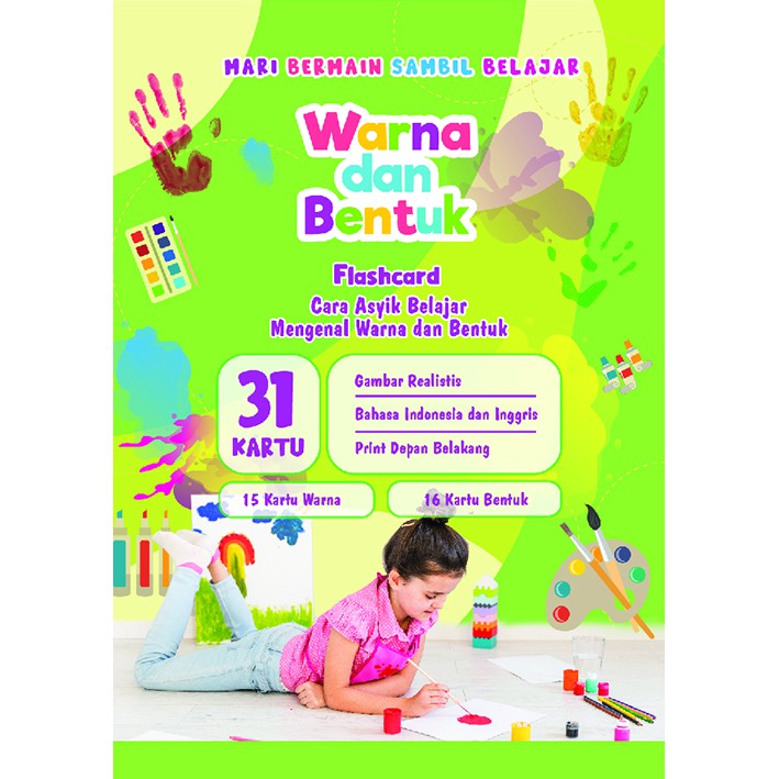 [1KG = 9 BOX] VIDI FLASHCARD WARNA &amp; BENTUK / FLASH CARD / MAINAN EDUKASI KARTU PINTAR ANAK TERMURAH