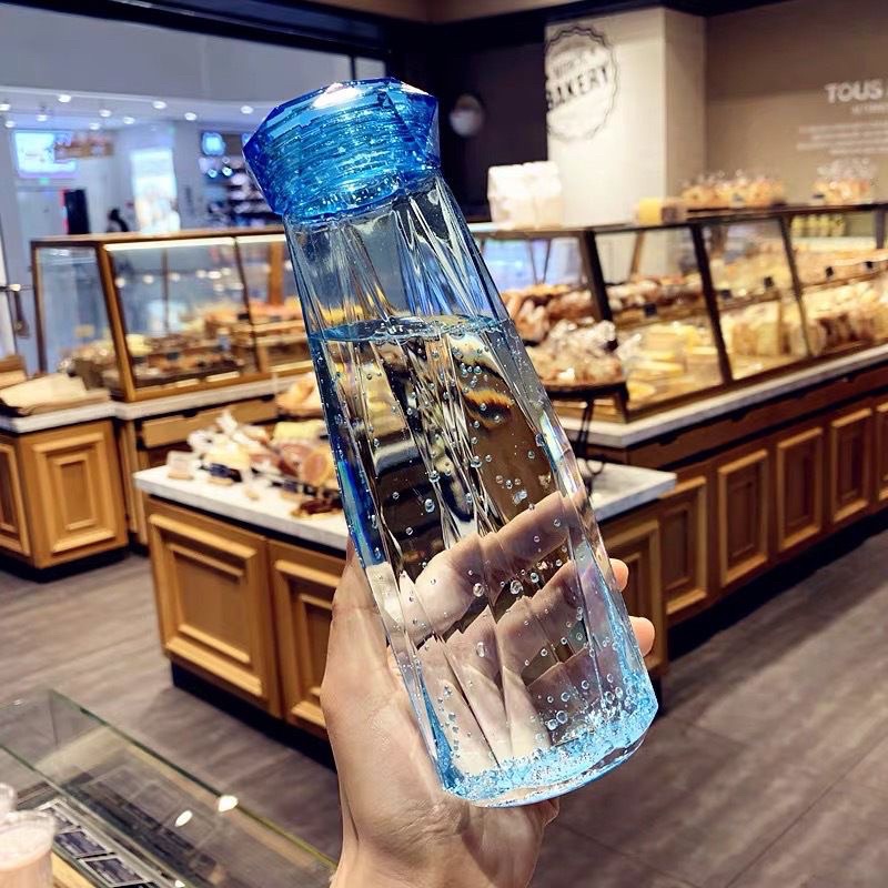 Botol minum kristal - Botol kaca crystal - Botol tumblr