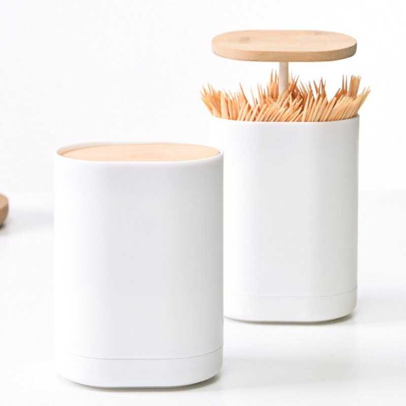 Tempat Tusuk Gigi Toothpick Cotton Swabs Dental Floss