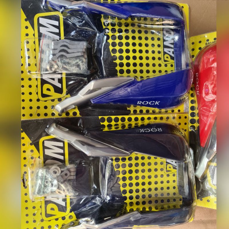 handguard daun plastik universal /panom rock star/  hengat daun / hand guard duan klx crf wr stang fatbar dll