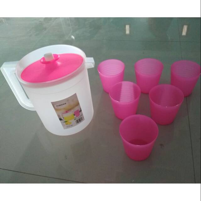 Aubergine pitcher set 7 sophie martin paris