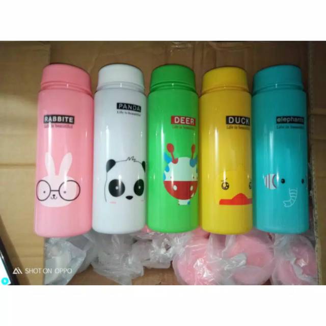 B ( B14 ) MY BOTTLE KARAKTER ANIMASI WARNA / BOTOL MINUM / KUALITAS TERBAIK /  TAHAN PECAH