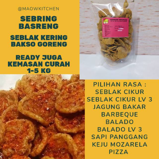 

Sebring Basreng Maow
