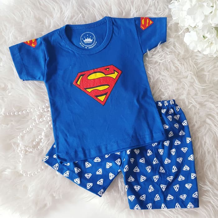  Baju  Setelan Bayi  Laki  Laki  Motif  Batman Superman Usia 