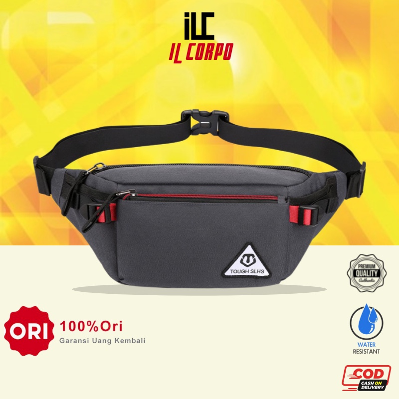 Tas Slempang Pria Wanita Distro Anti Air Original Import Sling Bag Cowok Cewek Premium Keren Terbaru
