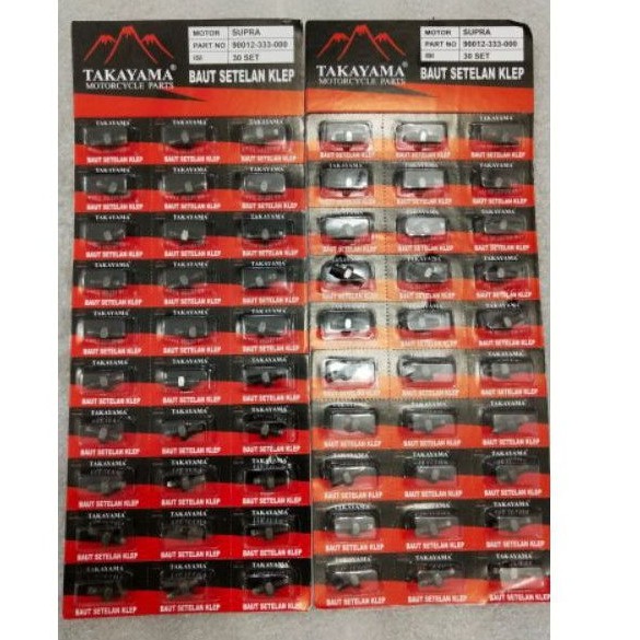 Baut stelan klep semua motor matic, bebek mio, vega, jupiter, beat, vario, supra, karisma, revo. 1pc