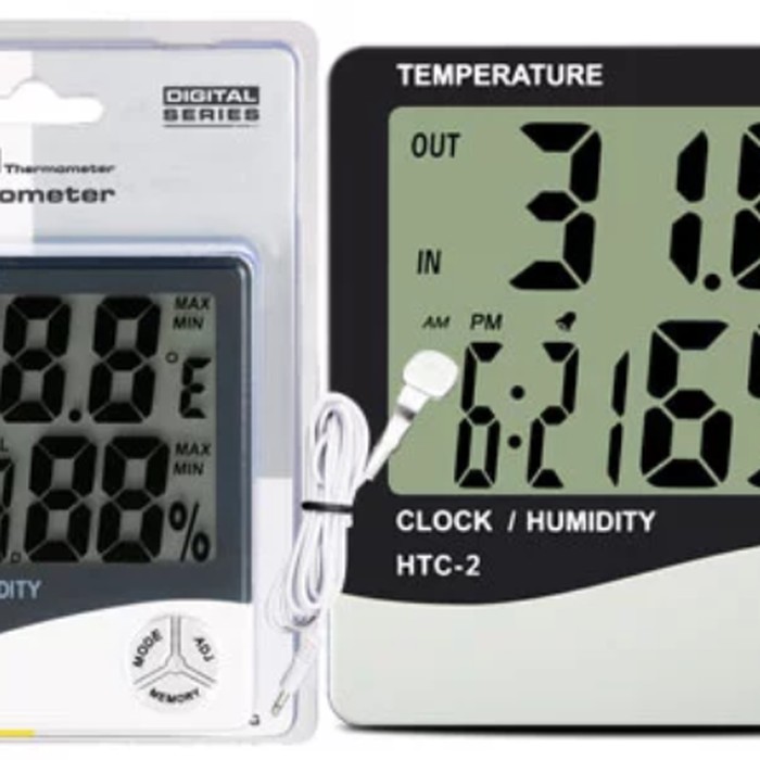 Digital Thermometer &amp; Hygrometer HTC-2