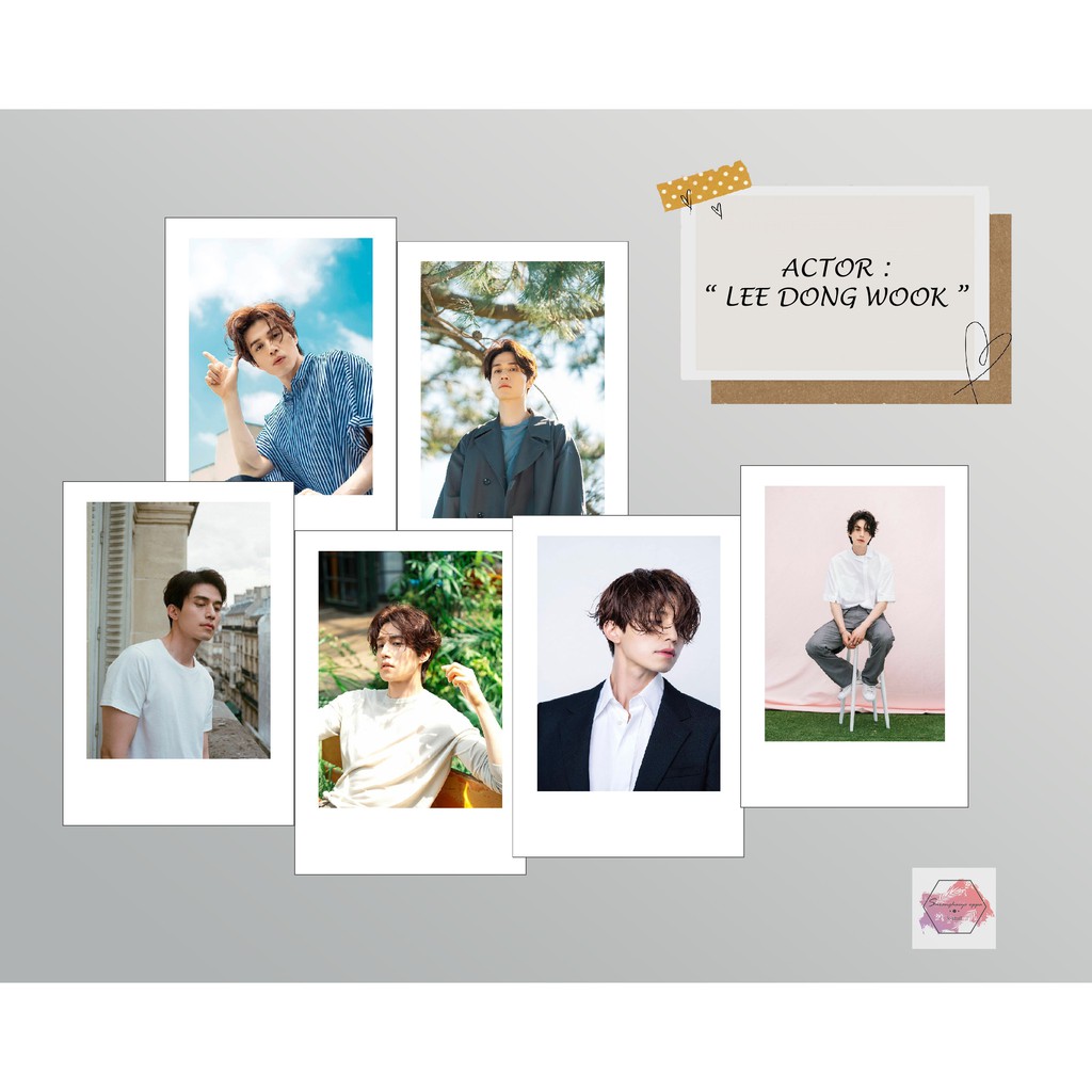 LEE DONG WOOK - PHOTOCARD POLA K-ACTOR isi 5pcs