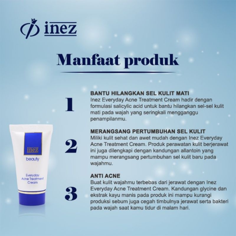 Inez Everyday Acne Treatment Cream