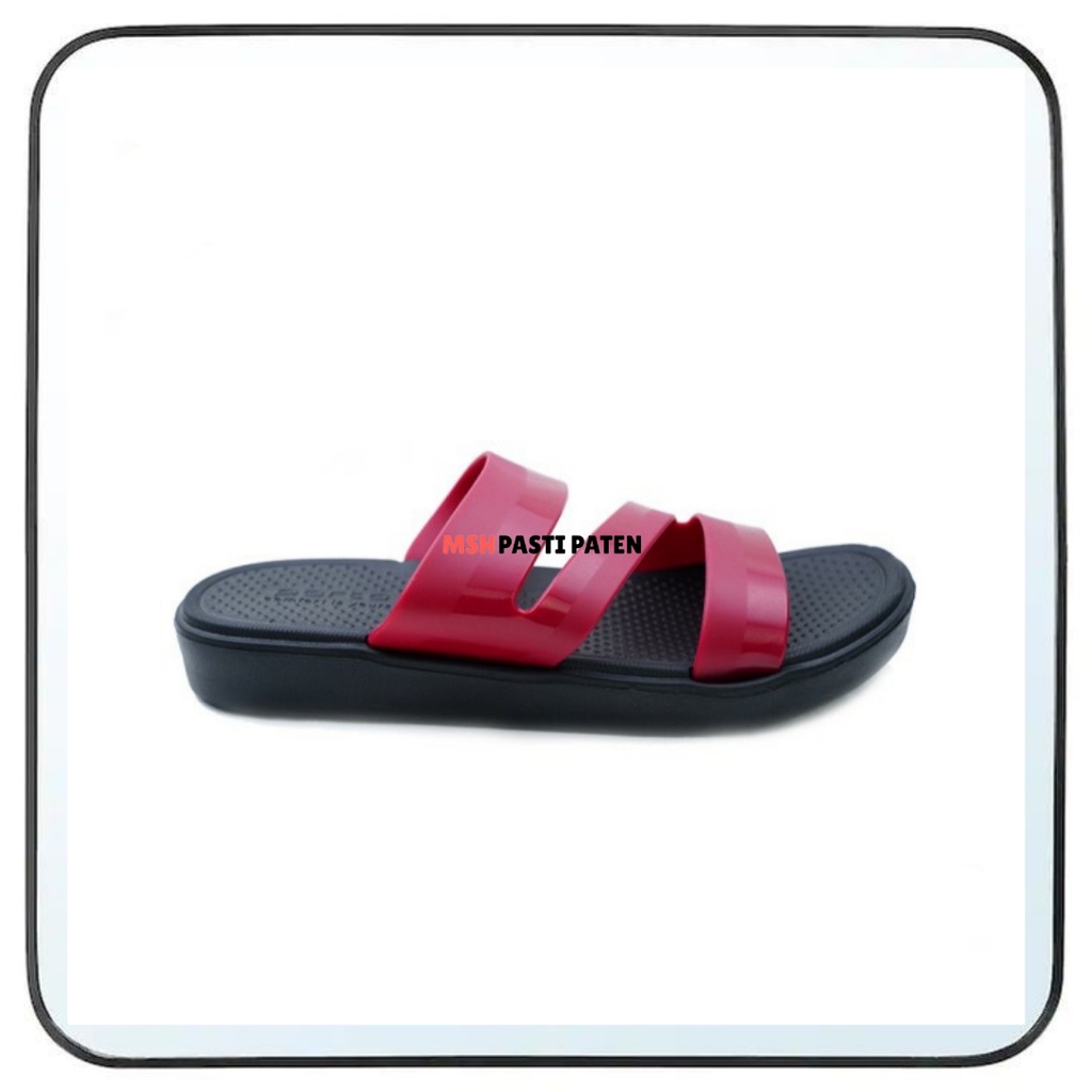 PORTO-3027 Sandal selop wanita dewasa ban 3 Sandal karet selop wanita