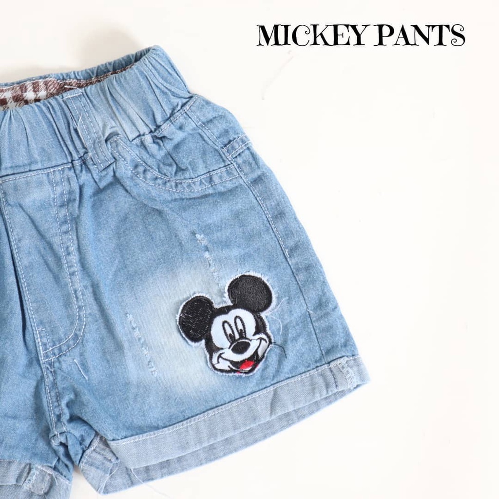 HOTPANTS MIKEY CELANA PENDEK JEANS ANAK 1-3 Th Celana Pendek Anak