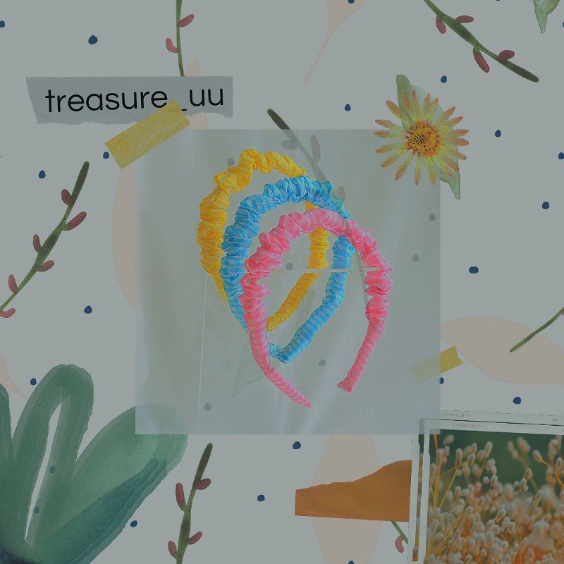 Bando Kotak Mini Aesthetic – bandana korea accessoris rambut kekinian