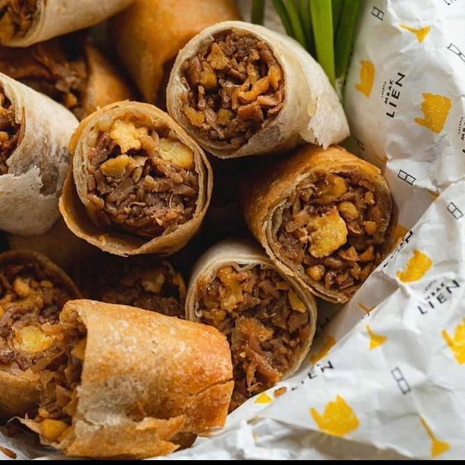 

MAKANAN BEKU / LUNPIA LUMPIA SEMARANG MBAK LIEN ORIGINAL SPECIAL PAKET ISI 5 PCS NON COD