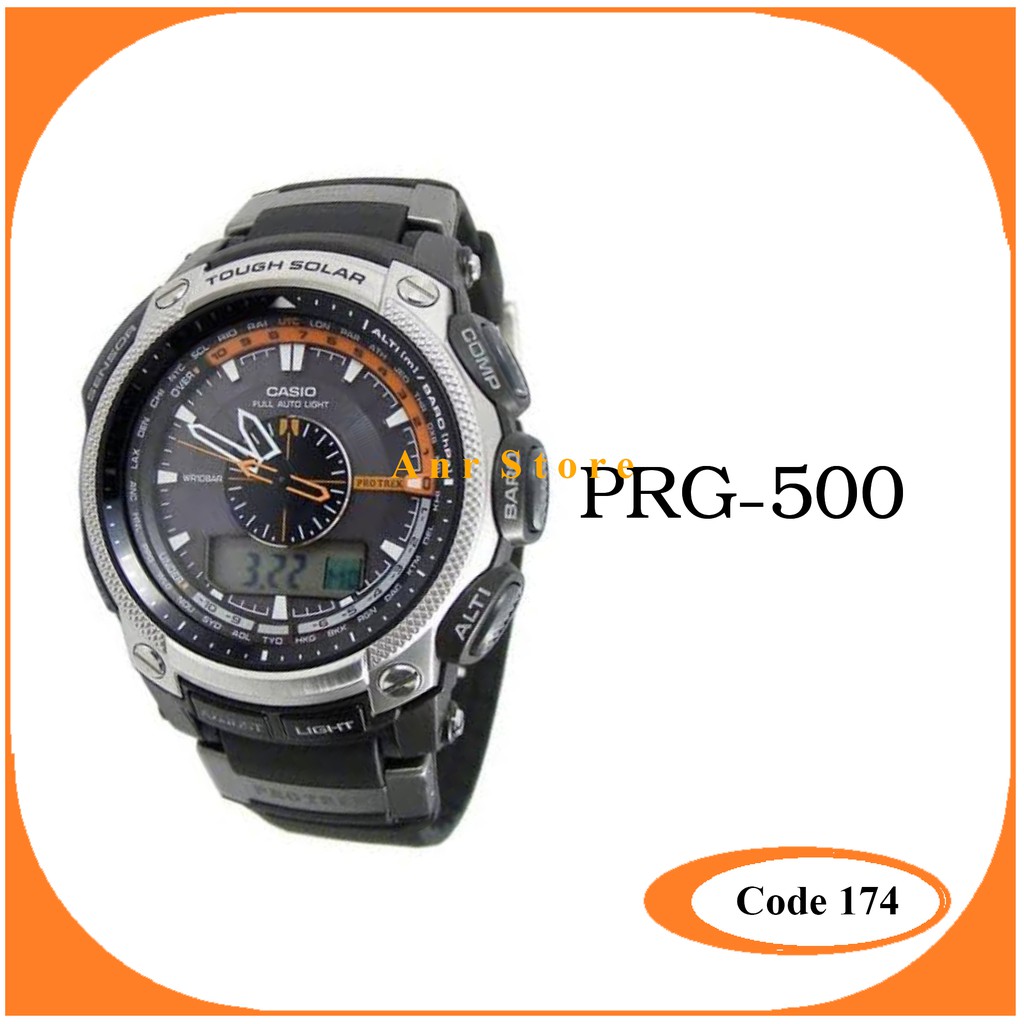 Tali Jam Tangan Casio Protrek PRG-500 PRG500 PRG 500 Super  Rubber Strap Watch