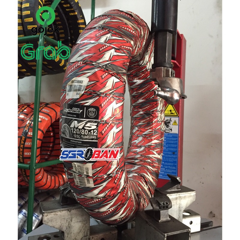 BAN CORSA M5 120/80-12 TUBELESS CORSA PLATINUM RING 12 PROMO