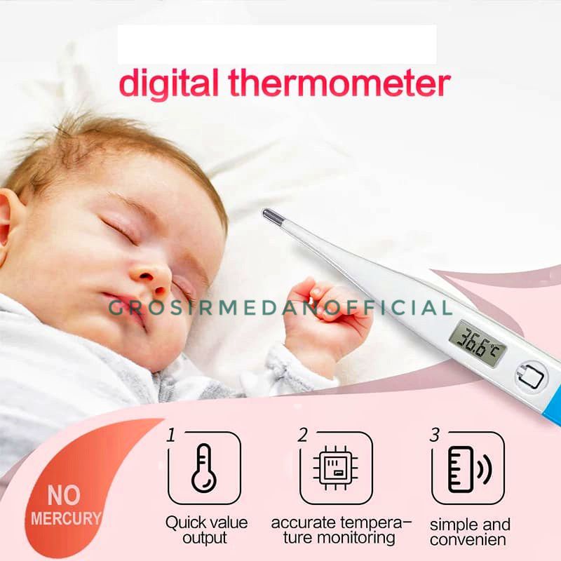 THERMOMETER DIGITAL BAGUS MURAH - TERMOMETER ALAT PENGUKUR SUHU TUBUH - TEM DIG