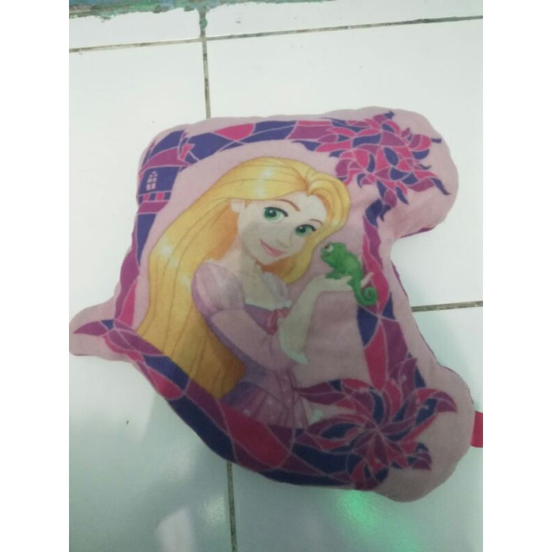 PRELOVED Bantal Disney Rapunzel, Set bantal guling bayi, Bantal peyang, Tas serut Skechers, Murah