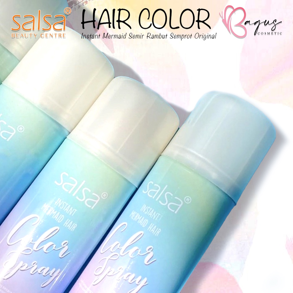 ⭐ BAGUS ⭐ SALSA HAIR COLOR SPRAY | Instant Mermaid Semir Rambut Semprot Original BPOM